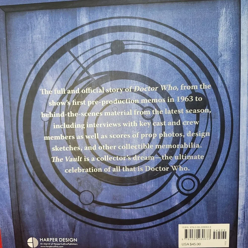 Doctor Who The Vault Book Treasures From First 50 Years Hardcover Marcus Hearn
